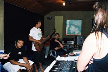 Fernanda Froes' recording sessions at Estúdio Arte, in Niterói, Brazil. Copyright © 2017 Fernanda Froes Music. All rights reserved.