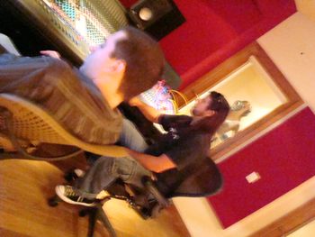 Producer Gustavo Filipovich - Fernanda Froes-Pruett’s recording sessions at NaCena Studios in Sao Paulo, SP, Brazil.