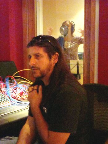 Producer Gustavo Filipovich - Fernanda Froes-Pruett’s recording sessions at NaCena Studios in Sao Paulo, SP, Brazil.