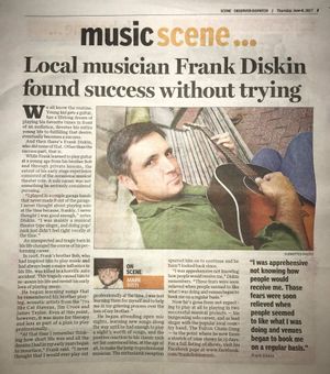 Thanks to the "Scene" magazine for this great article on my musical venture