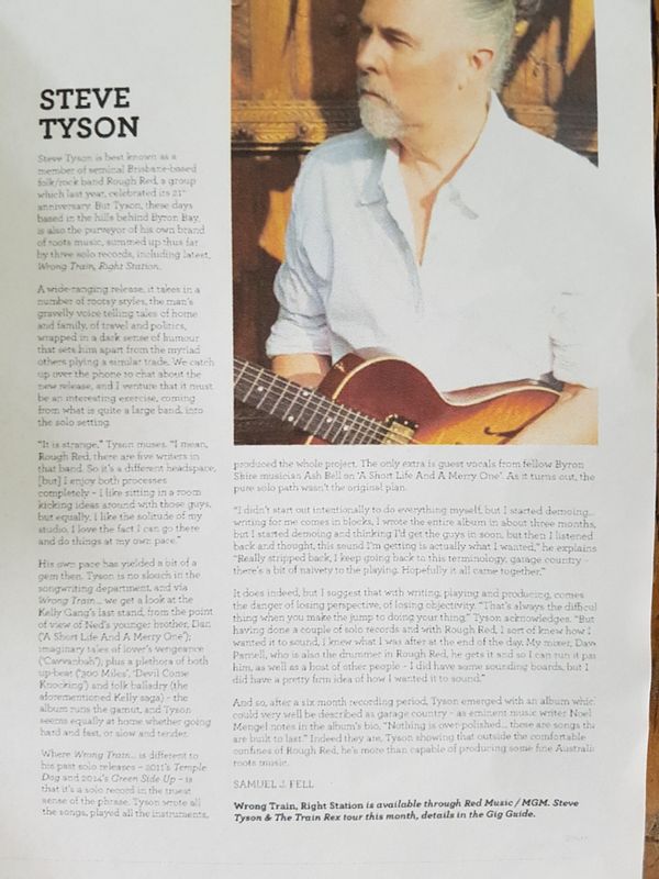 Story / interview by Sam Fell in Rhythms Magazine September 2017 issue