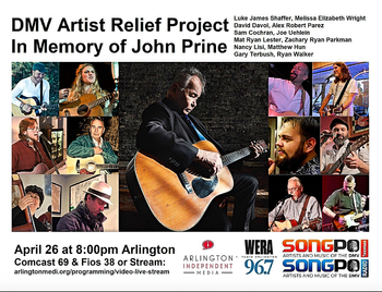 www.alexparez.com For The Love of John Prine - Sunday, April 26, 2020, 8pm www.wera.fm