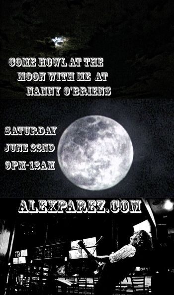 Alex The Red Parez aka El Rojo Live! At Nanny O'Briens! Saturday, June 22nd, 2019, 9pm-12am www.alexparez.com