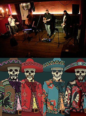 www.alexparez.com Alex The Red Parez and the Hell Rojos featuring Terry Boes, Derek Evry and Jason Mendelson at Evening Star Cafe, Thursday, November 14th, 2019 8pm