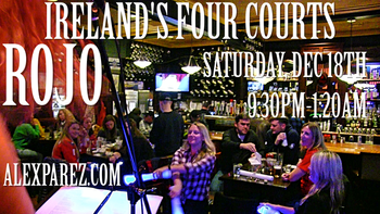 www.alexparez.com Alex The Red Parez aka El Rojo Returns to Ireland's Four Courts in Arlington, VA! Saturday, December 18th, 2021 9:30pm-1:20am!