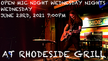 www.alexparez.com Alex The Red Parez aka El Rojo Hosting Open Mic Night Wednesday Nights at Rhodeside Grill Wednesday, June 23rd, 2021, 7:00pm