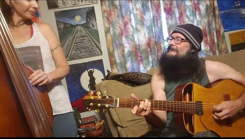 Curtis Jones Playing His Custom OM Tudor Guitar