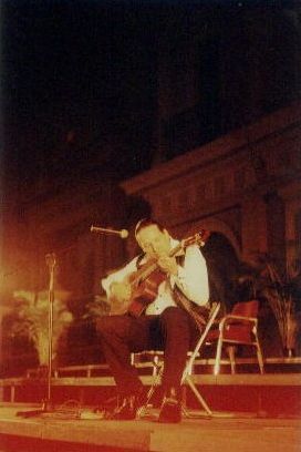 cultural concert solo in colima main plaza centro - day befor earthquake richter scale 8,5 - concerto date 2002