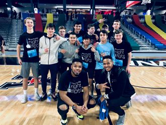 Engaged 1100+ youth inside of The University of Cincinnati 5/3 arena w/ Fight For the Night in Cincinnati, Ohio for 24hours straight #teamnosleep