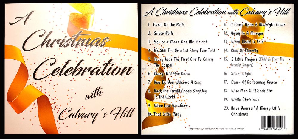 Our brand new 20 song Christmas CD is here!! We think its the best CD we've ever done. Get yours now for yourself or as a perfect Christmas gift for others. See MUSIC page to order. Merry Christmas!!