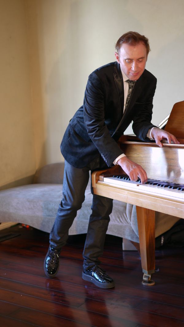 A moment of musical introspection. I think I like my Nord Piano 3 about as much as the Yamaha grand.