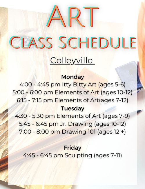 Kids art classes North Richland Hills, TX
