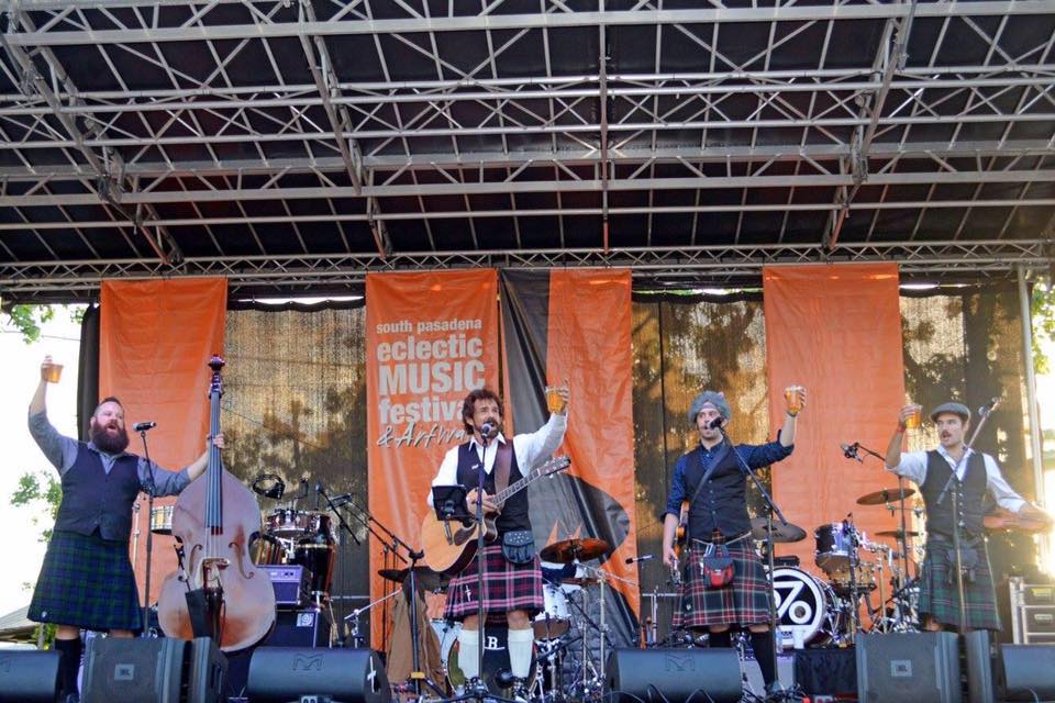 The Ploughboys at the Eclectic Music Festival in Pasadena, CA 2017