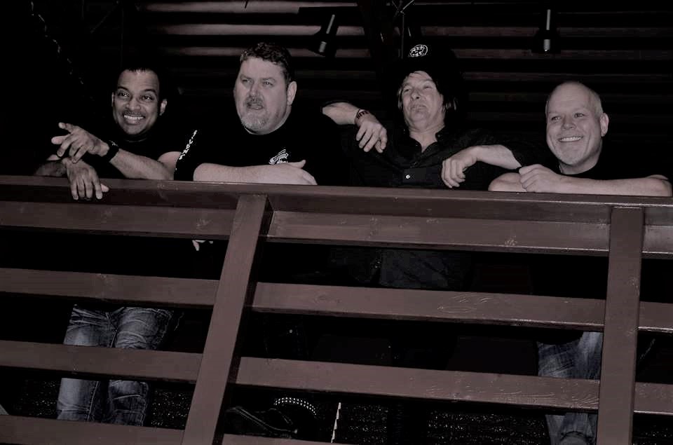 Dangerous Curves at Cue Studio Where Their EP Was Recorded