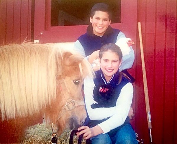 Growing up on Long Island was a wonderful experience for our family
with all our animals