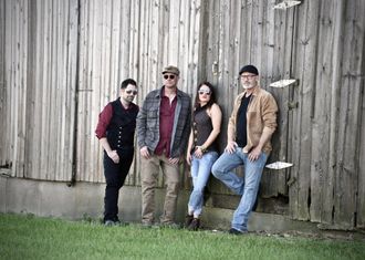 L-R: Joe Cloutier, Dave Wanto, Katie Orlow, Brian Welch