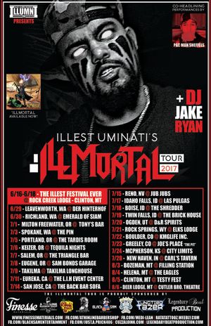 Illmortal Tour with Pac Man Sheffels and Jake Ryan - 2017