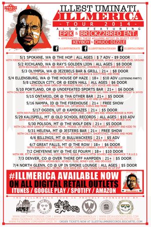 Illmerica Tour with Epik and J. Wolf - 2014
