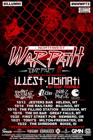 Northwest Warpath Tour Part 3 with IFL, Alaska Redd, Jnibz and Pac Man Sheffels - 2016