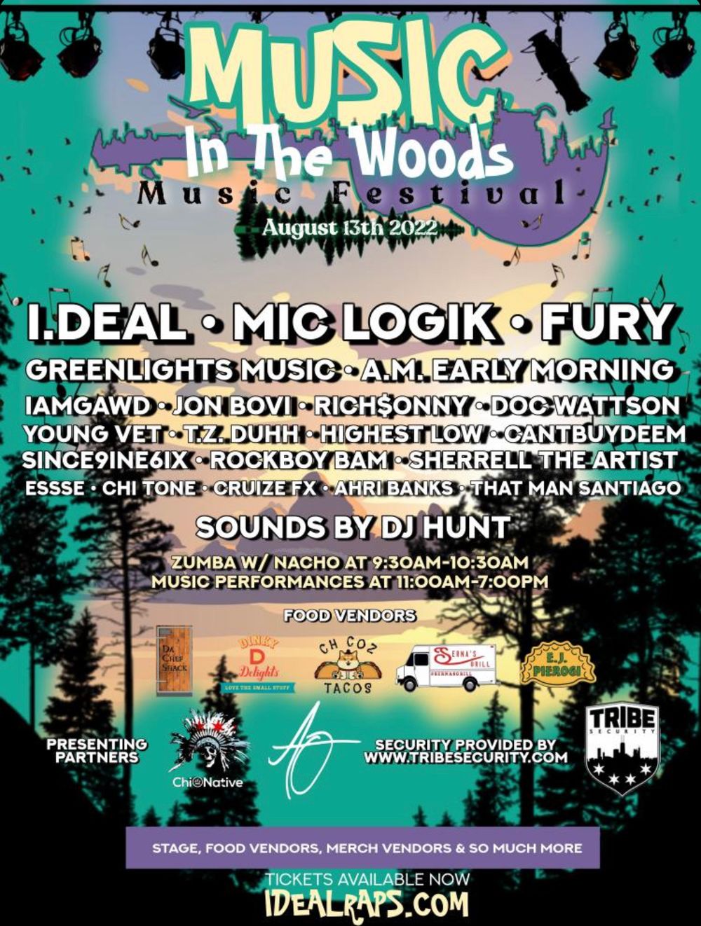 Music In The Woods - an Independent Music Festival brought to you by Chi-Native Entertainment & AO Music Records