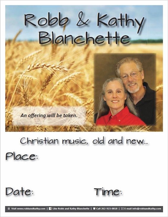 The Harvest Poster can be downloaded with or without "An offering will be taken" choosing one of the links below