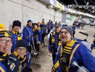 CCB Pep Band for the Brumbies at GIO Stadium