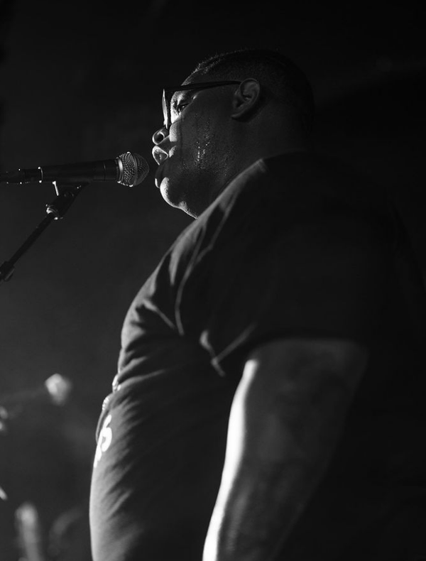 J. Isaiah Evans: Vocals/Guitar (Photo: Virgil Miller)