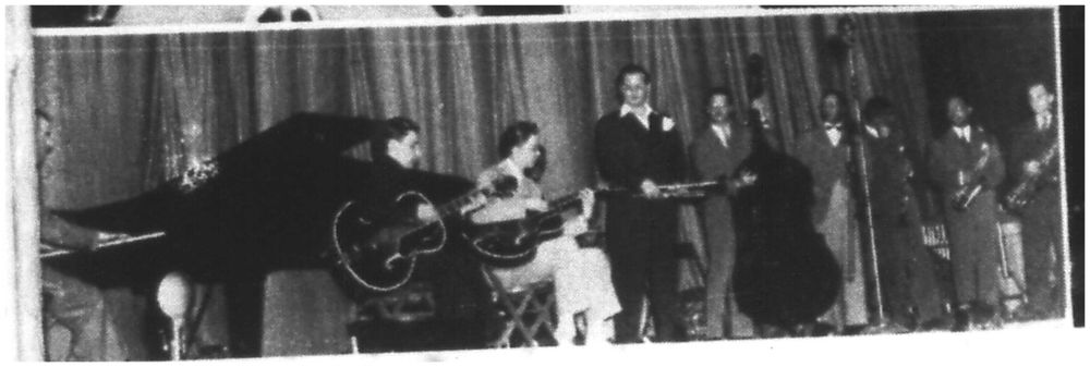 Listed as both Sid Julian and Zeb Julian in this June 1939 Metronome article (Zeb on left, Art Ryerson on right)