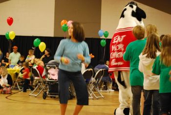 3 local Chick-Fil-A resturants donated the Mascot , "the chick-fil-a cow" and coupons as well as many platters. www.chick-fil-arichmond.com