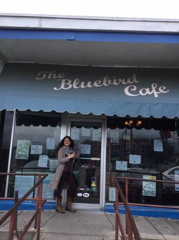 The world famous country music venue - The Bluebird Cafe - Unfortunately it was too early and was closed this time.