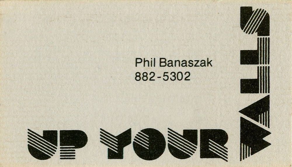 My business card from way back when.