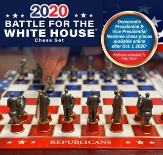 donate for a chance to win potus 45 chess set