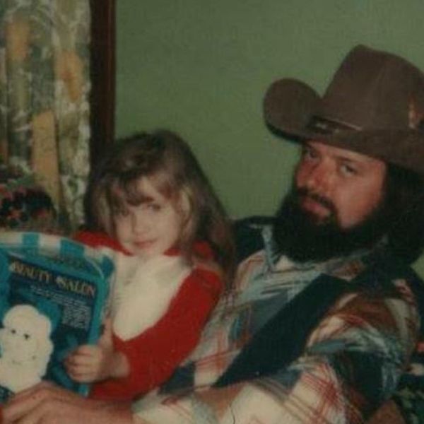 Shelia with her dad, Charlie.