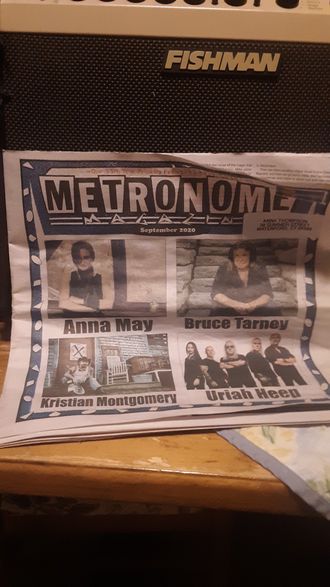 Cover Story in Boston's Metronome Magazine, September, 2020.