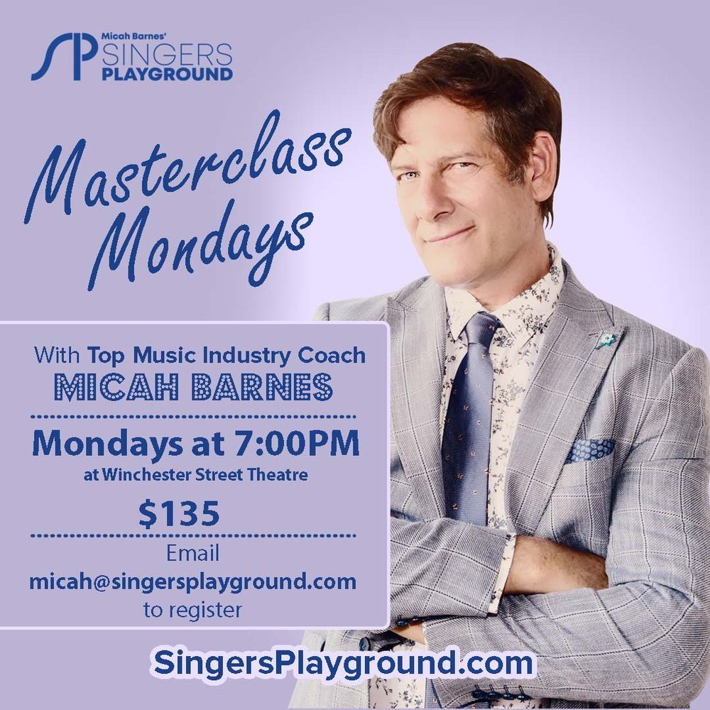 Master Class Mondays with Top Music Industry Coach Micah Barnes