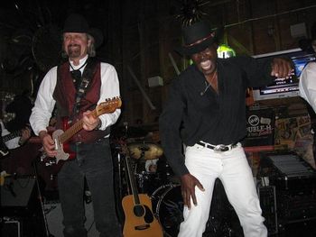 01-11-09: Will Glover who is still a fire ball of energy and an original member of the Pyramids got up with us and rocked the house as usual