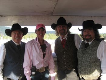 09-09-10: We were invited back to perform at the North Idaho Fair and fair director, Chris Holloway asked us to sing the national anthem at their rodeo.
