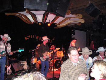 2006-We have had some great times at this party in the past. This
night had to be the most special of all. Over the years we had
the great honor of working with the late Chris LeDoux many
times. We got to be very good friends with his band, Western
Underground. If you had the privilege of seeing Chris, you saw
him with this great band. We were honored to have them as
our special guests! Most recently they performed with Garth
Brooks in Times Square for the CMA Awards. Thanks to Mark
Sissel, Bobby Jensen, KW Turnbow, Ned LeDoux, Lyle Evans