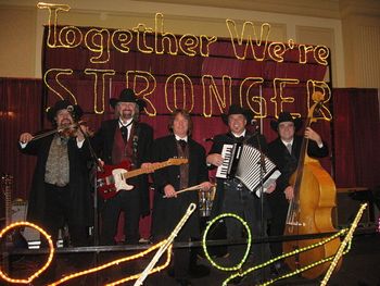 Here we are on stage for our showcase at the Texas Fairs Convention in Austin, TX. The theme of their convention was 'Together We're Stronger'!