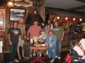09-12-09: We stopped by Sun Valley ID to have birthday breakfast with our old friend Country Cline along with funny guys Joe Cannon and Kip Attaway.