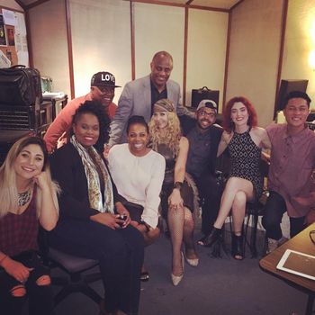Our shoot for The KFlow Show & BET Spot with Kevin Flournoy and Salli Richardson Whitflield. What a Cast & crew! :)