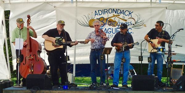 At the Adirondack Bluegrass League annual Bluegrass Roundup in 2016. Where's Joe?