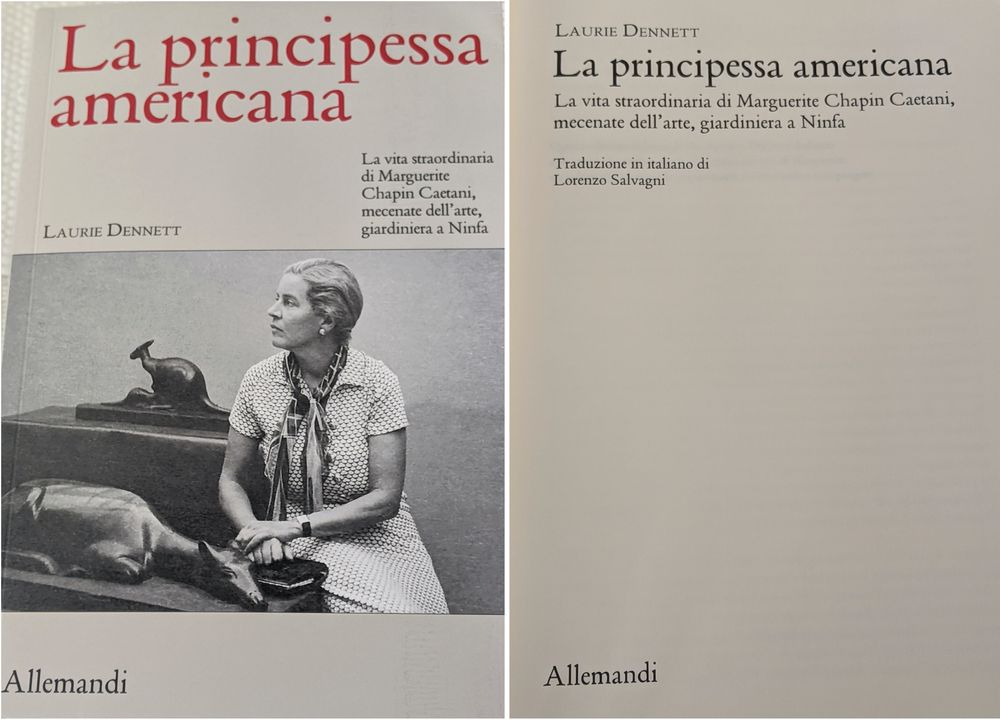 Book translation: An American Princess - La principessa americana, di/by Laurie Dennett (ed. italiana Allemandi 2020)