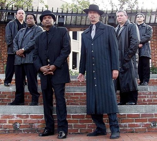 THE SHOW (from L to R: Eladio "SPEEDY" Gonzalez, Jayar Mack, Will "KOOT" Lemmons III, Joe "STRETCH" Vinson, Dino "DA POCKETMAN" DeCosta, Eric "SECRET WEAPON" Mauro) Circa 2002.