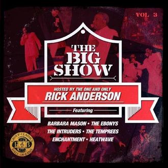 2002 - THE BIG SHOW (70's SOUL MUSIC LIVE) VOL. 3 (Digitally Remastered) CD & DVD - VARIOUS ARTISTS On November 29th of 2002 some of the greatest names in the history of East Coast R&B and soul music convened at the beautiful Orpheum Theater in Boston for a special concert hosted by WILD Radio’s Rick Anderson to celebrate the great music that has come out of the area over the past five decades. The performance was recorded and now comprises 45 tracks of a special two volume set. The performance was recorded and now comprises the last two volumes of a 4 volume set, the first two volumes were recorded a month earlier at Newark Symphony Hall in Newark, New Jersey. Performers for the first volume of the Boston show (Volume 3 of a four disc set, presented here) included The Ebonys, The Intruders, Barbara Mason, The Temprees and Enchantment. All tracks have been newly remastered. THE EBONYS - JAYAR MACK served as MUSICAL DIRECTOR/KEYBOARDIST on this LIVE RECORDING/FILM "THE EBONYS INTRODUCTION (LIVE) by HOST RICK ANDERSON" "YOU'RE THE REASON WHY" (LIVE) - THE EBONYS (Kenny Gamble, Leon Huff) "I BELIEVE" (LIVE) - THE EBONYS (E. Drake, I. Graham, J. Shirl & A. Stillman) "SPOKEN INTRO (Thank You For Coming Out)" (LIVE) - THE EBONYS "IT'S FOREVER" (LIVE) - THE EBONYS (Leon Huff) "IT'S FOREVER (Reprise)" (LIVE) - THE EBONYS (Leon Huff) JAYAR MACK - Musical Director, Fender Rhodes, Keyboards & Synthesizers