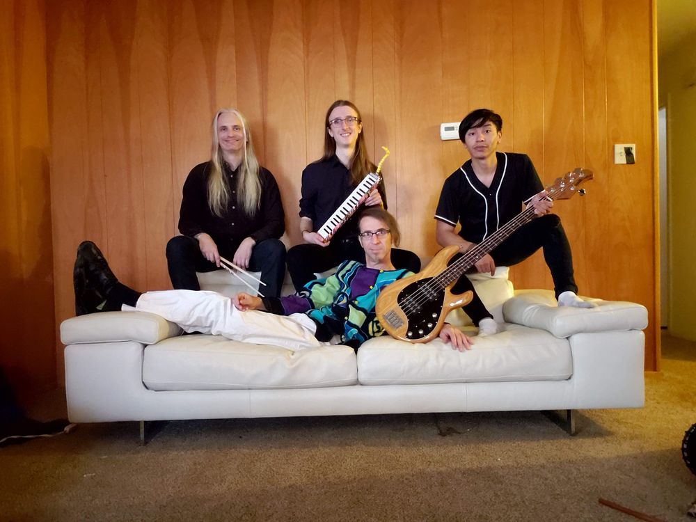 Self portrait Austin core band April 2020