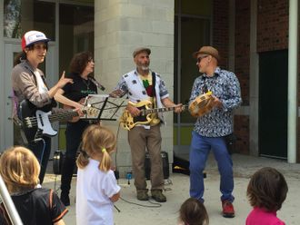 The day we played for 7 Kindergarten classes