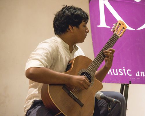 During a recital at KM