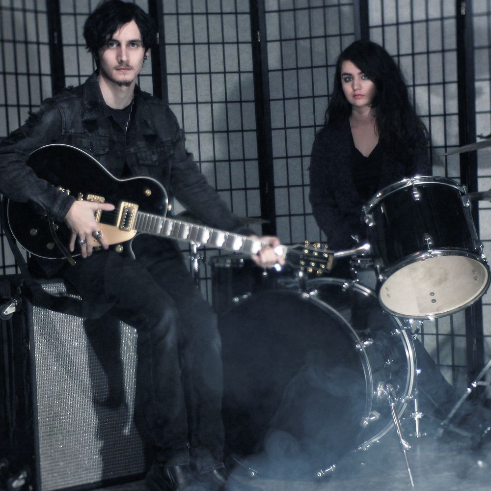 Two-piece rock band The Stroppers