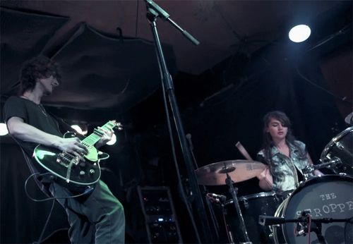 Joel Monroe and Jazzy Bones from The Stroppers band